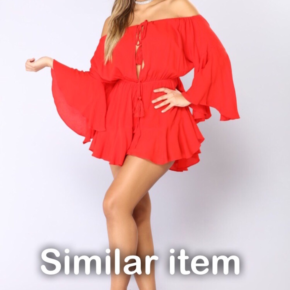 Red/Orange Romper